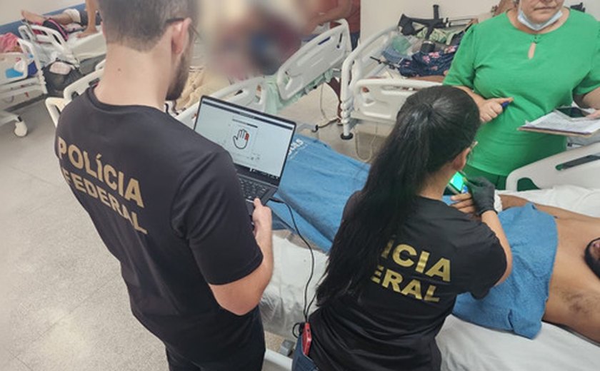 Polícia Federal identifica pacientes em hospitais de Alagoas