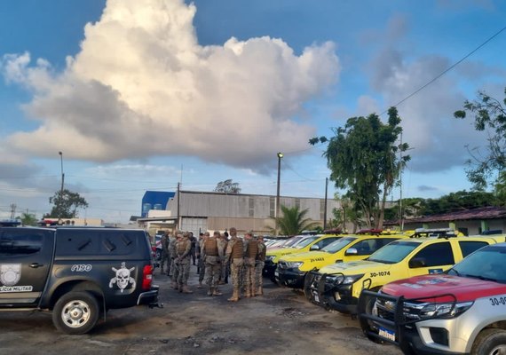 Operação integrada da SSP combate diversos crimes na parte alta de Maceió