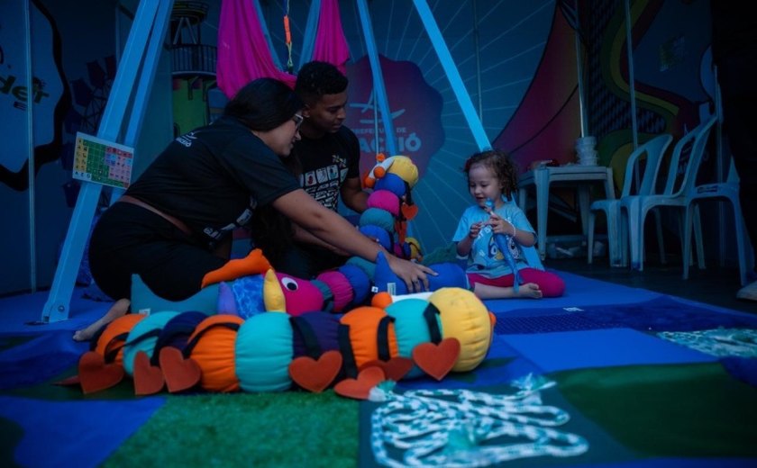 Sala sensorial amplia inclusão e garante mais conforto no Verão Massayó