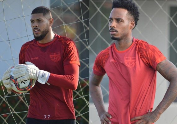 Com reforços do goleiro Ewerton e lateral esquerdo Guilherme Romão, CRB treina no CT