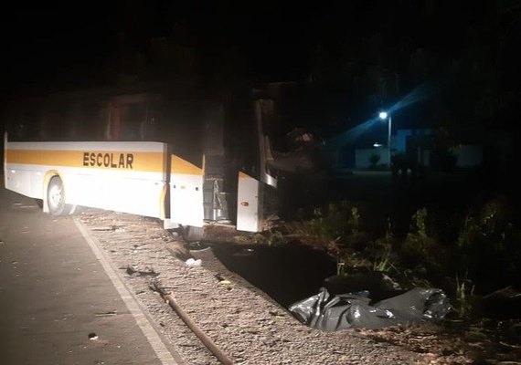 Morre 4ª vítima de acidente com ônibus escolar