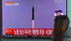 Otan condena lançamento de míssil balístico feito na Coreia do Norte