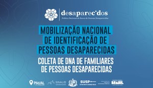 PLID/AL é parceiro da Polícia Científica de Alagoas na campanha nacional de coleta de DNA