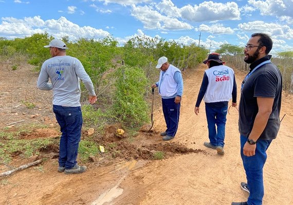 Fiscalização da Casal encontra irregularidades em Olho d’Água do Casado e Delmiro Gouveia