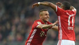 Com gol de Douglas Costa, Bayern se recupera e mantém liderança