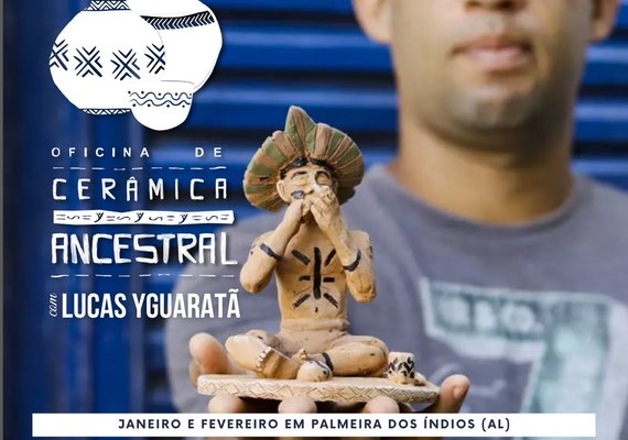 Oficina de Cerâmica Ancestral acontece de 18 a 21 de fevereiro