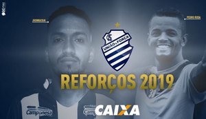 CSA acerta com mais dois reforços para 2019