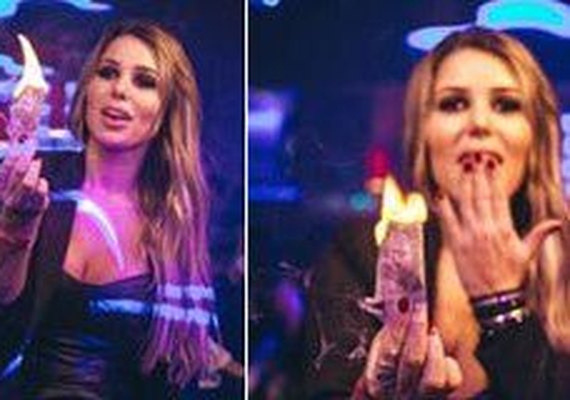Capa da Playboy faz a 'rainha do camarote' e queima dinheiro em balada