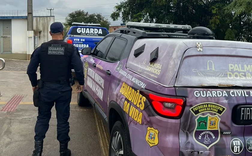 Câmera de videomonitoramento flagra homem agredindo mulher em Palmeira dos Índios