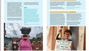 Fotografias produzidas por moradoras de grotas são publicadas em relatório global