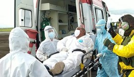 Samu Alagoas resgata tripulante de navio belga com suspeita de Covid-19