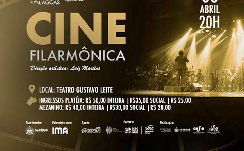 Orquestra Filarmônica de Alagoas abre temporada 2026 com clássicos do cinema