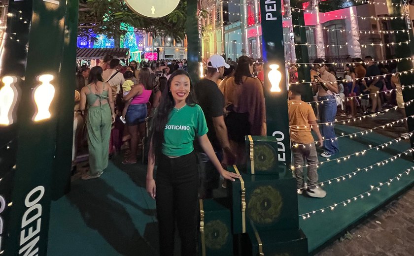 Em Alagoas, O Boticário leva atração natalina para a orla urbana de Maceió e Centro Histórico de Penedo