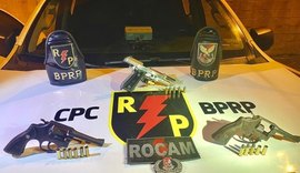 Polícia Militar apreende oito armas de fogo em Maceió e Arapiraca