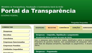 Portal da Transparência do Governo Federal registra recorde de acessos