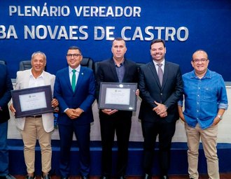 Câmara homenageia servidores da Infraestrutura do Município por ações de impacto positivo à população
