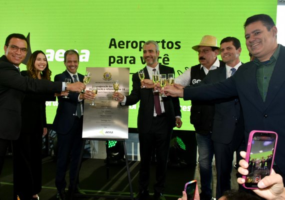 Ampliação do Aeroporto Zumbi dos Palmares é entregue após ampla revitalização