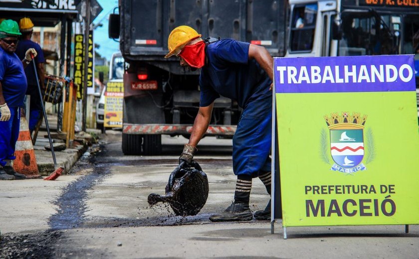 Prefeitura informa como solicitar serviços de infraestrutura para ruas de Maceió