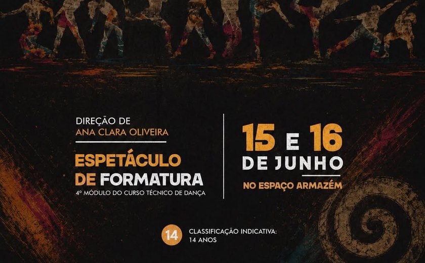 NÓS: espetáculo de formatura em dança contemporânea da ETA/UFAL estreia no Espaço Armazém