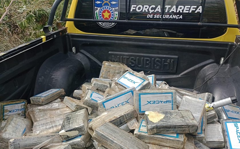 Cocaína apreendida em queda de aeronave em Coruripe é encaminhada à delegacia