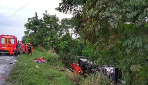 Quatro pessoas morrem e 16 ficam feridas após ônibus cair em ribanceira na Bahia