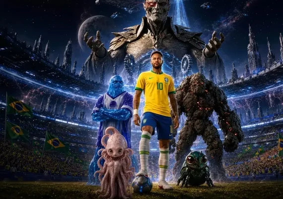 Jogador Neymar jr. vira astro de novelas verticais criadas por Inteligência Artificial