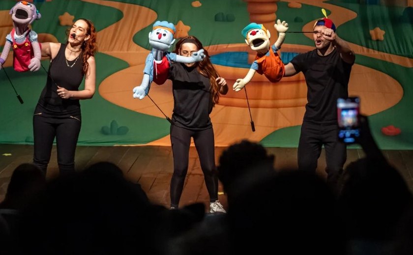 Show de fantoches inédito leva “Divertudos” ao Pátio Maceió