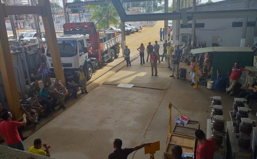 Sindicato visita trabalhadores no 1° dia de Equatorial