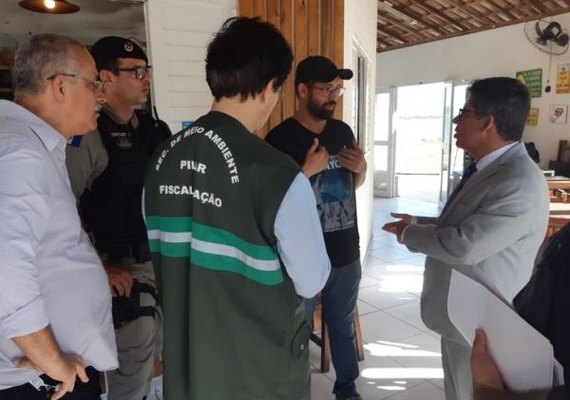 MP realiza ação para alertar a donos de bares sobre som abusivo