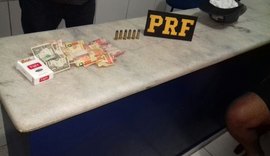 PRF prende homens com munições de revólver na BR 316