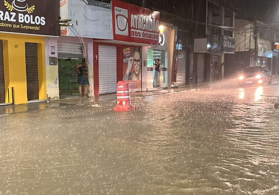 Inmet alerta para acumulados de chuvas em 55 cidades de Alagoas