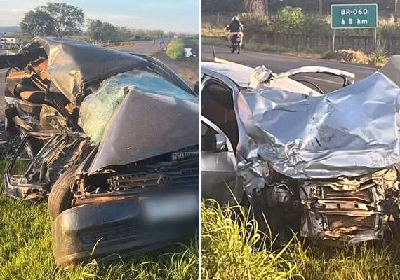 Acidente mata oito pessoas e deixa feridos na GO-415