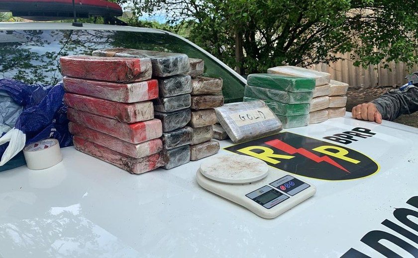 Radiopatrulha apreende mais de 25 kg de drogas em Rio Largo