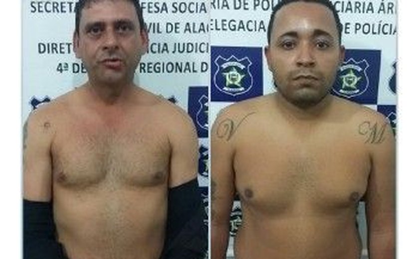 Suspeitos de estelionato são presos no município de Craíbas, no Agreste