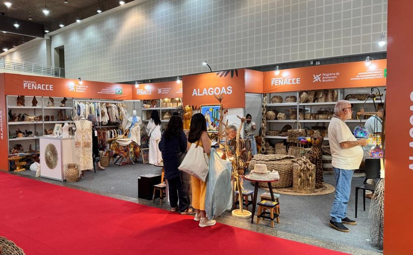 Artesanato alagoano supera expectativas e comercializa mais de R$ 1 milhão em duas feiras nacionais