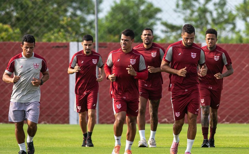 CRB inicia preparação para enfrentar o ASA pela Copa do Nordeste