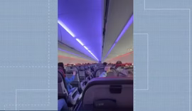 Avião tem forte turbulência após ser atingido por granizo ao decolar de Chapecó