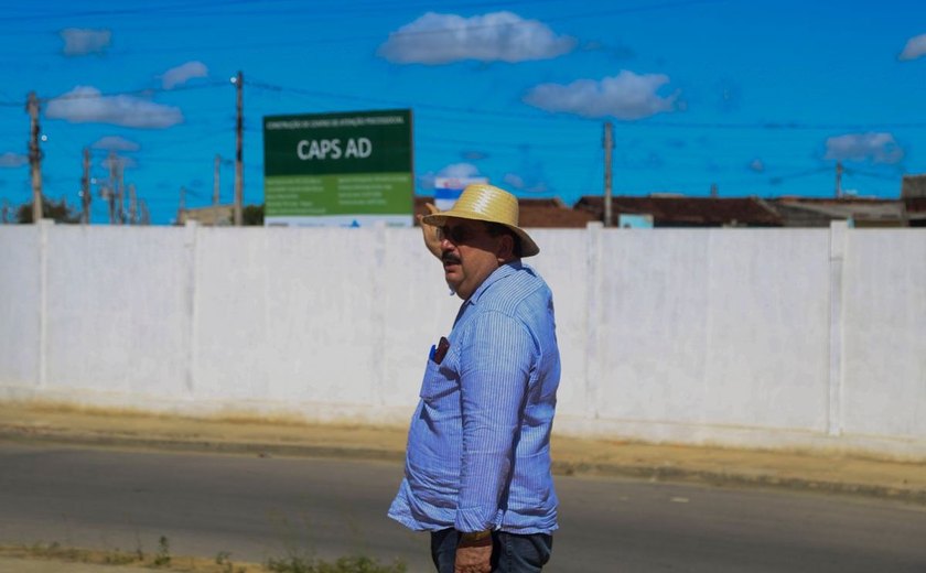 Em Rio Largo, obras do CAPS AD no conjunto Jarbas Oiticica seguem em ritmo acelerado