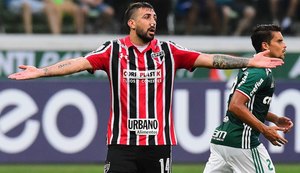 Lucas Pratto passa por cirurgia no nariz e pode desfalcar SP na quarta