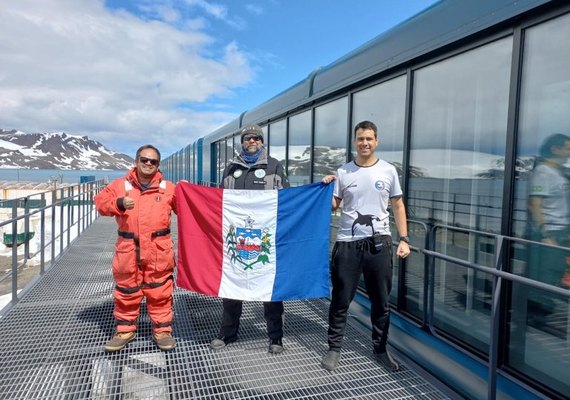 Professor do Campus Arapiraca da Ufal desenvolve pesquisa na Antártica