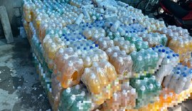 Vigilância Sanitária apreende mais de 5 mil litros de saneantes clandestinos