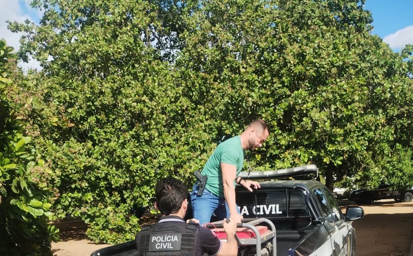 Polícia Civil recupera gerador avaliado em R$ 20 mil e prende homem por receptação em Palmeira dos Índios