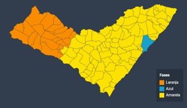 Mapa mostra atividades permitidas nas atuais fases de reabertura econômica em Alagoas