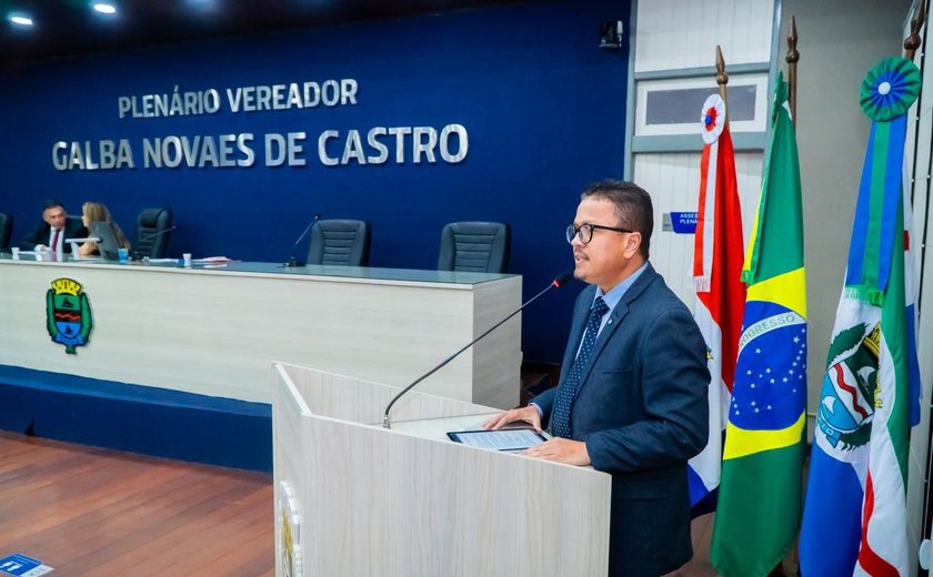 Vereador propõe comenda para atleta da ginástica Duda Arakaki na Câmara de Maceió