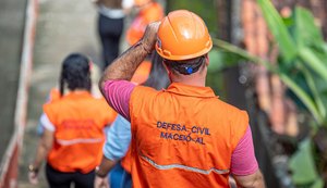 Defesa Civil de Maceió identifica áreas de risco para manutenção preventiva de galerias e canais