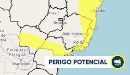 Inmet atualiza alerta de chuvas vigente de quinta-feira (22) às 10h deste sábado (24)