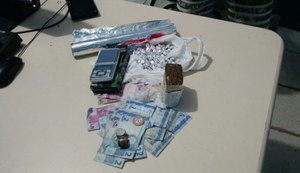 Homem é detido e autuado por tráfico de drogas em Penedo