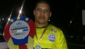 Campeão alagoano de futebol digital se prepara para competição nacional