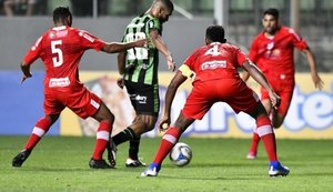 CRB perde fora de casa para o América-MG, mas continua na quarta posição