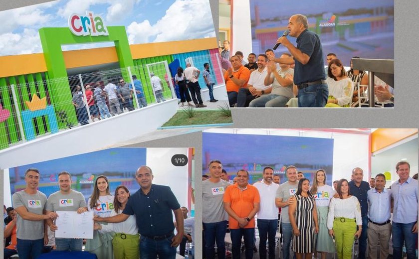 Em São José da Tapera/AL povoado festeja creche inaugurada pelo governo de AL